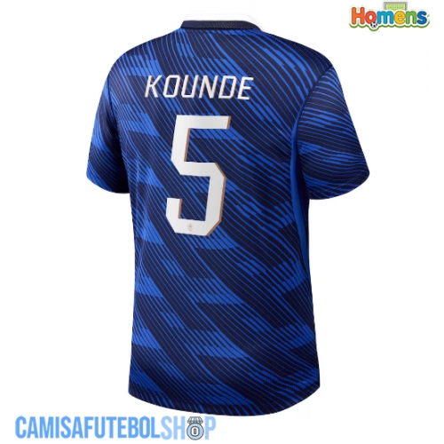 Camisa de time de futebol França Jules Kounde #5 Replicas 1º Equipamento Mundo 2026 Manga Curta
